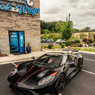 PPF Paint Protection Fil Black Ford GT
