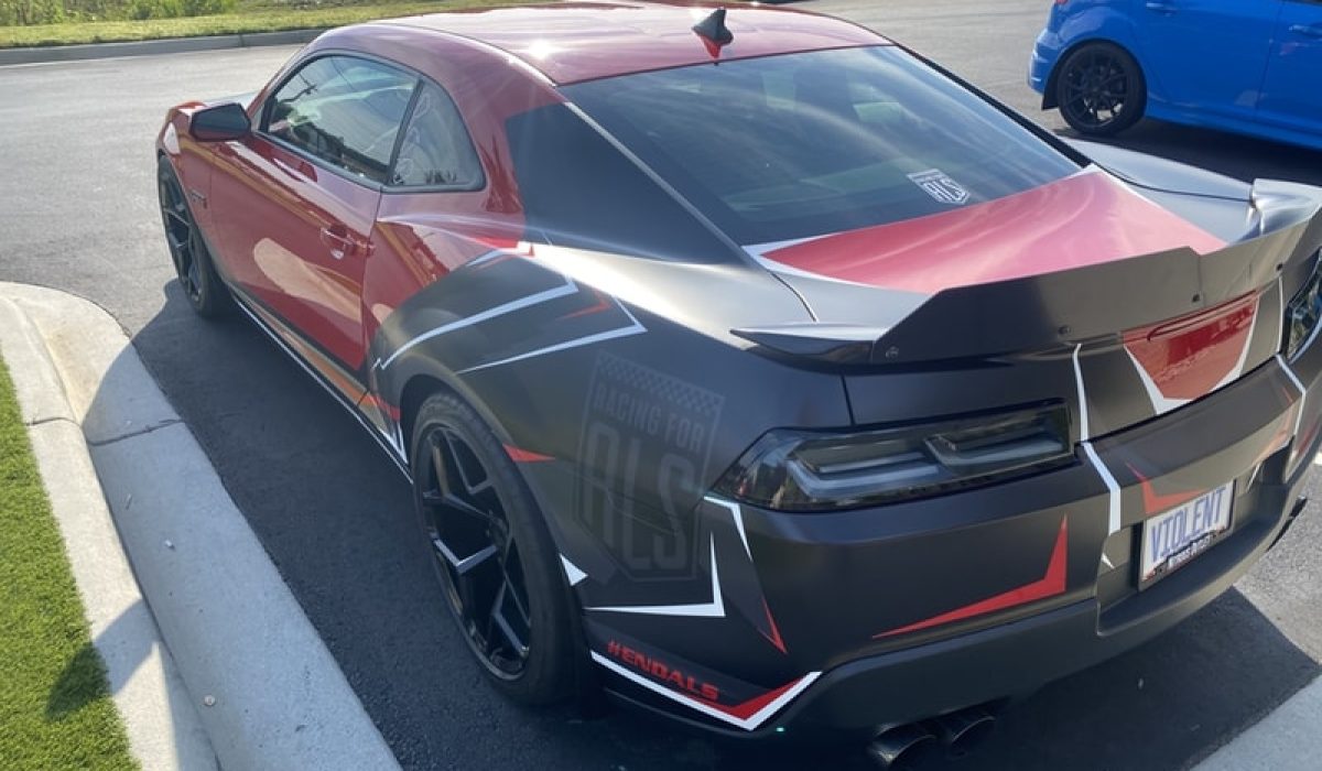 Custom Camaro Paint Protection Film Charlotte